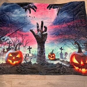 2 sets of Halloween blankets 
Spooky Halloween Kids Blanket